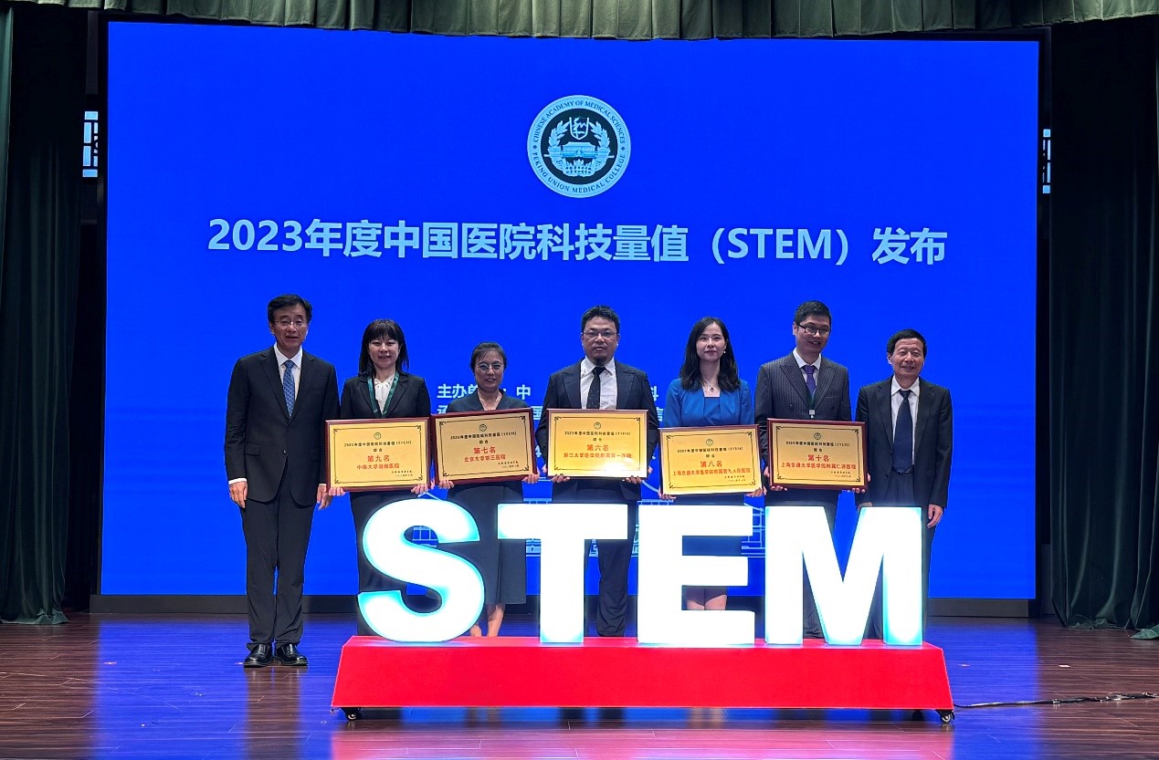 2019-2023五年总科技量值（ASTEM）发布，北京大学第三医院综合排名第六