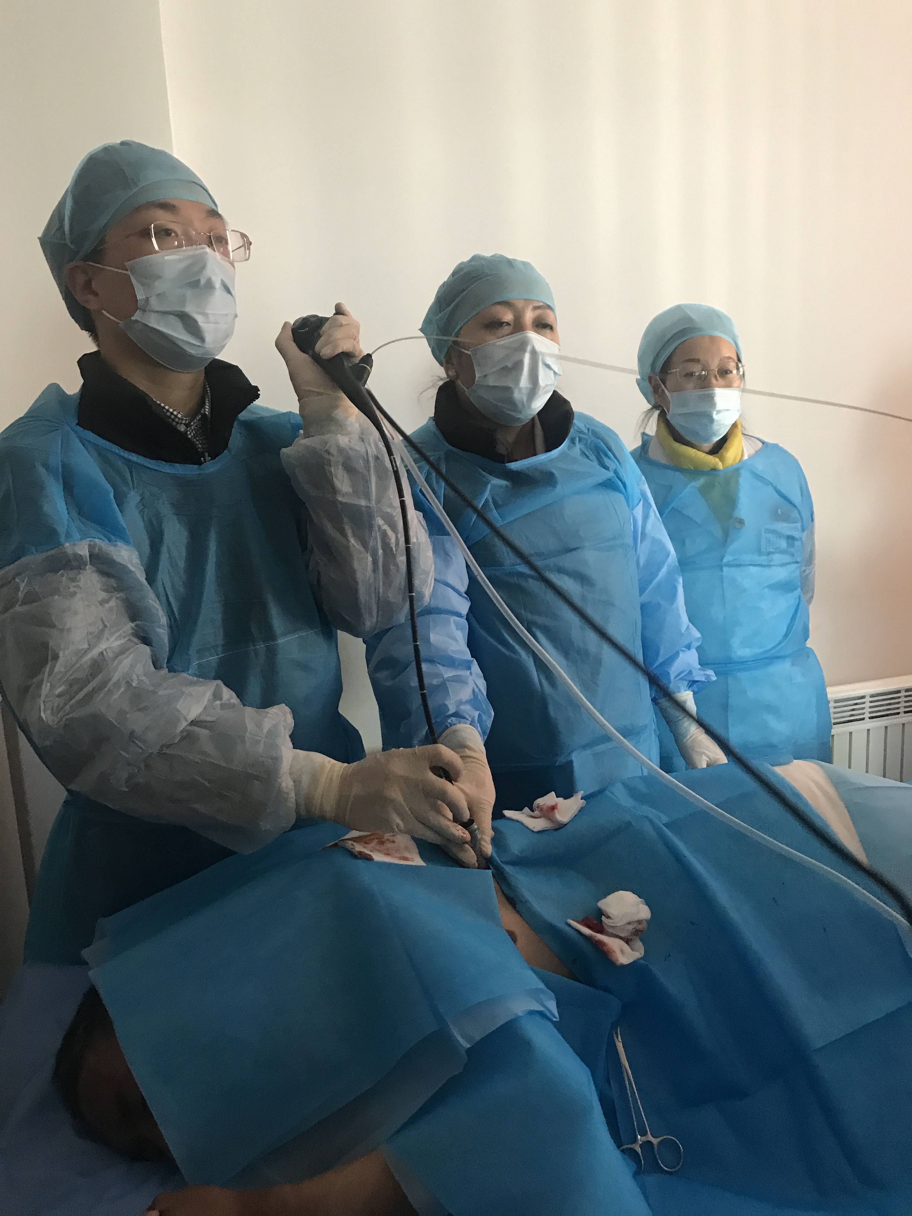 惠济区人民医院-我院顺利完成院内首例支气管镜检查与治疗！